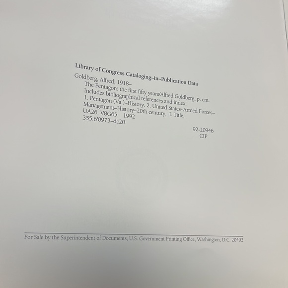 1992 The Pentagon The First Fifty Years Hardcover Book - Picture 7 of 16